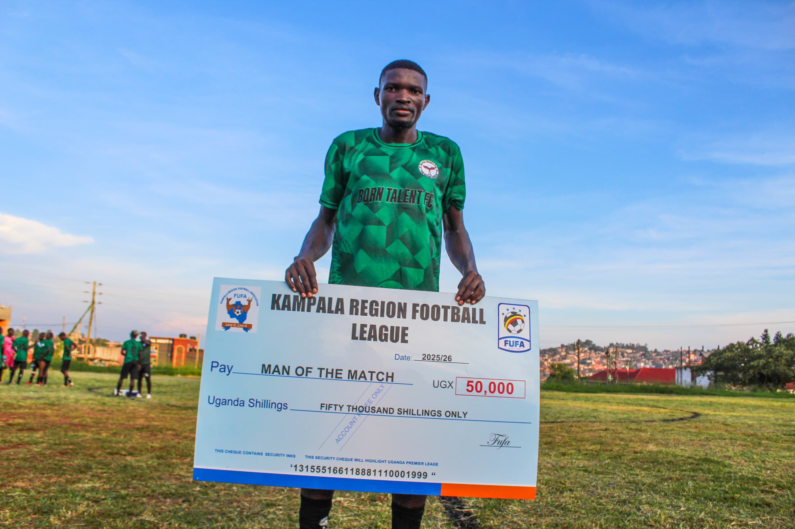Wagana Named Man Of The Match As Born Talent Held At Home .