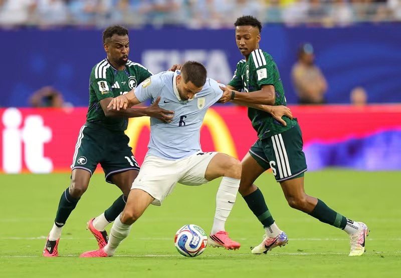 Araujo Strikes Late As Uruguay Rescue Point Against Saudi Arabia