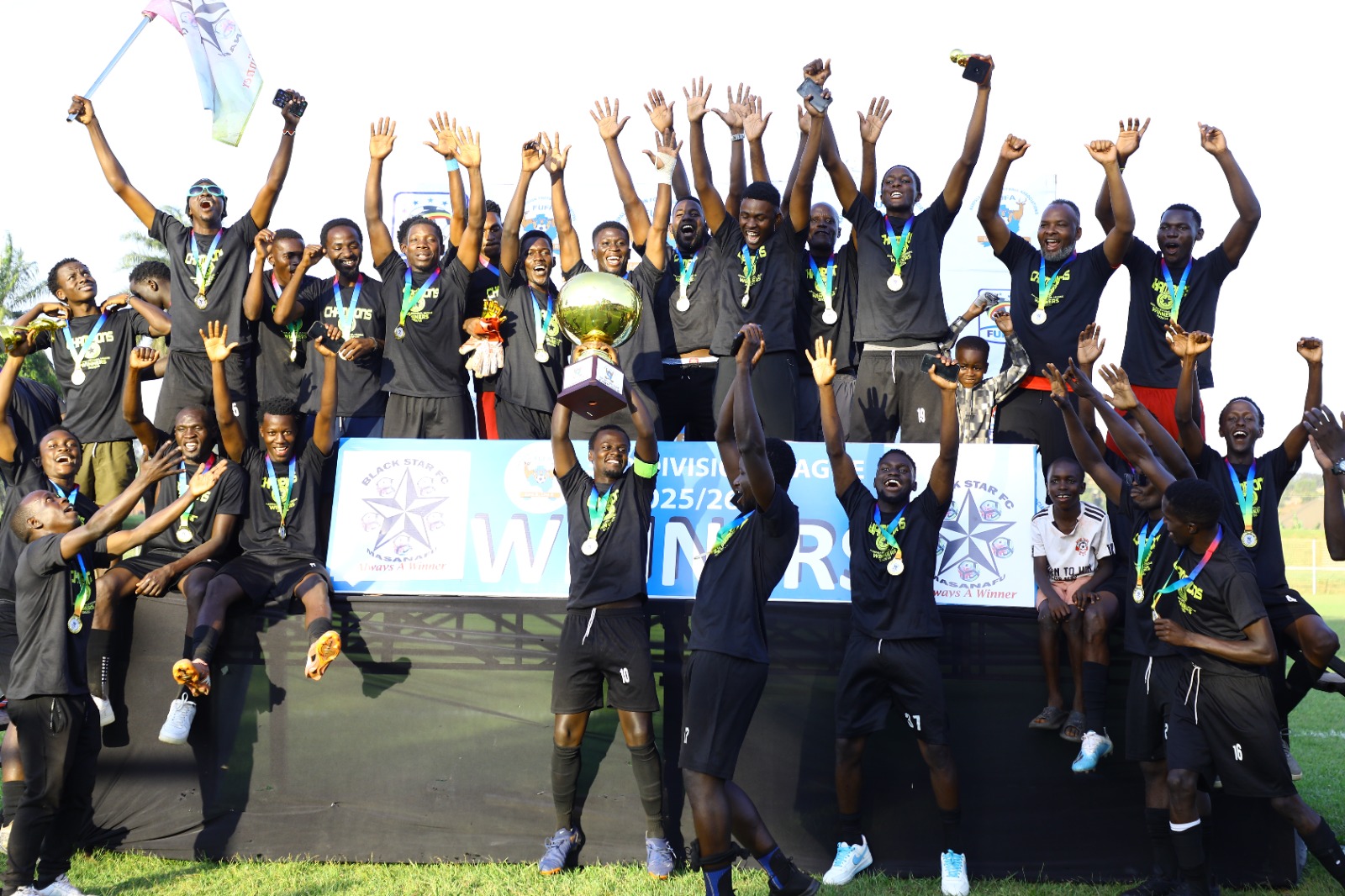 Champions + UGX 20M: Black Stars FC Beat Edgars To Seal Kampala Region League Title
