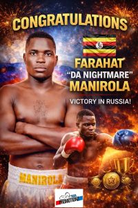 Manilora Farahat: Uganda’s Boxing Warrior Conquers Russia and Sets Sights on Europe.