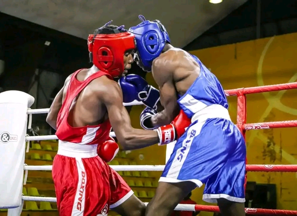 Union Sports Promotions boxers competing in the ring at Club Obligato
